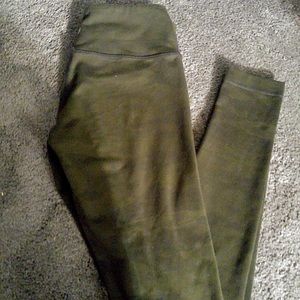 Lululemon Camo Green Lululemon Leggings